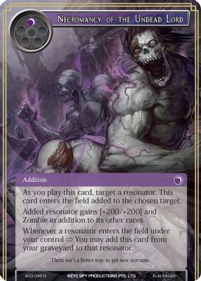 Necromancy of the Undead Lord