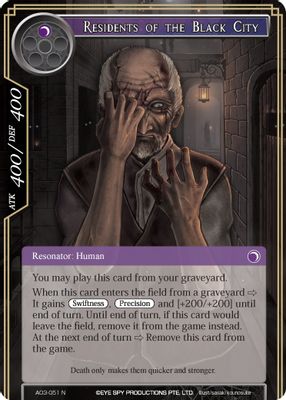 Residents of the Black City