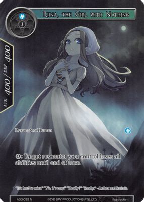 Riina, the Girl with Nothing (Full Art)