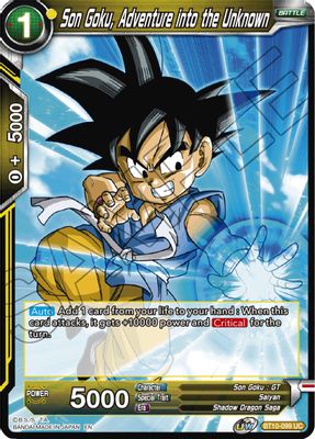 Son Goku, Adventure into the Unknown