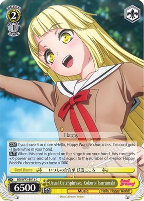 Usual Catchphrase, Kokoro Tsurumaki