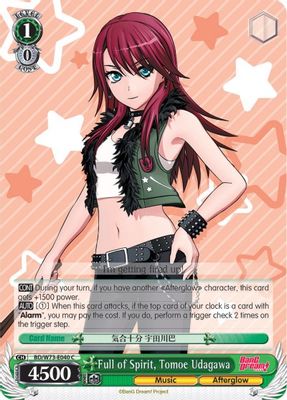 Full of Spirit, Tomoe Udagawa