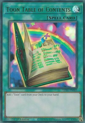 Toon Table of Contents (Green)