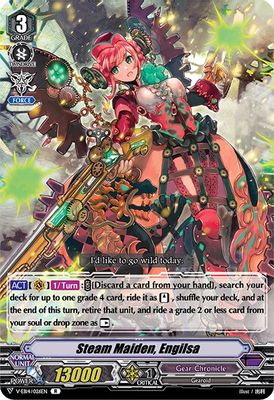 Steam Maiden, Engilsa