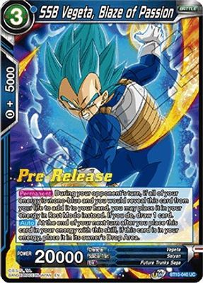 SSB Vegeta, Blaze of Passion