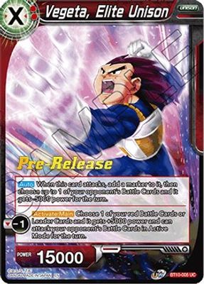 Vegeta, Elite Unison
