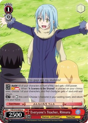 Everyone's Teacher, Rimuru