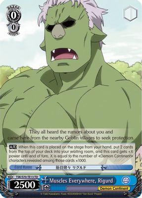 Muscles Everywhere, Rigurd