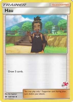Hau - 120/149 (#57 Charizard Stamped)