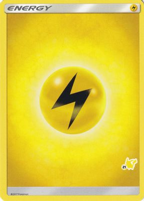 Lightning Energy (#21 Pikachu Stamped)