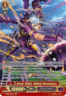 Great Titlist, Villain Verminous (SR)
