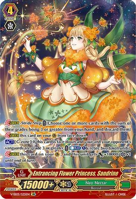 Entrancing Flower Princess, Sandrine (SR)