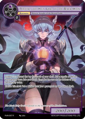 Perceval, the Holy Grail of the Black Moon (Full Art)