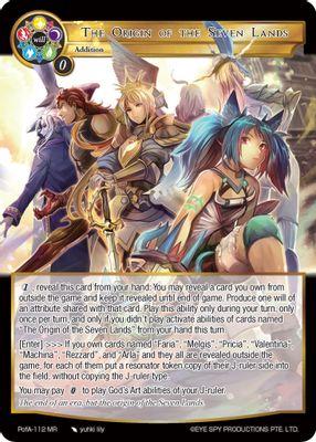 The Origin of the Seven Lands