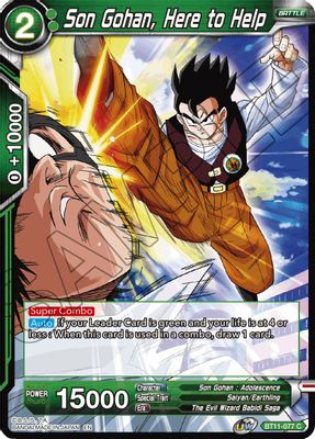 Son Gohan, Here to Help
