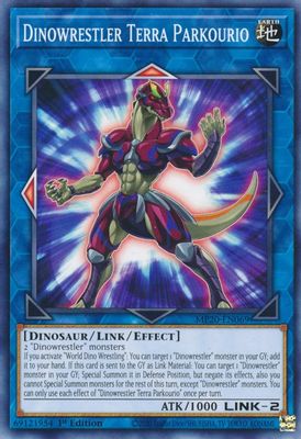 Dinowrestler Terra Parkourio