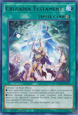 Crusadia Testament