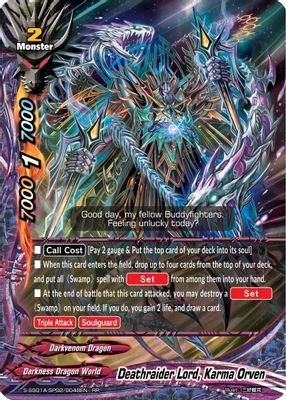 Deathraider Lord, Karma Orven