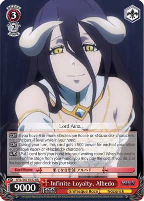 Infinite Loyalty, Albedo