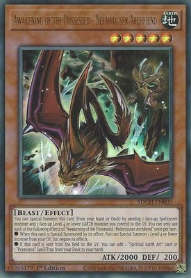 Awakening of the Possessed - Nefariouser Archfiend