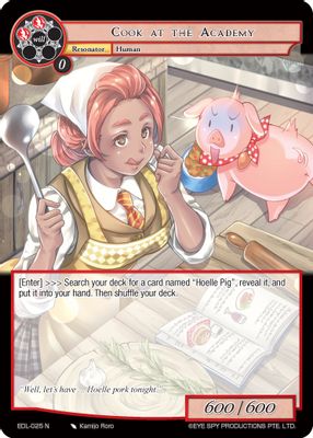 Cook at the Academy