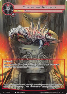 Claw of the Dragonoid (Full Art)