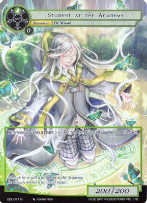 Student at the Academy (Full Art)