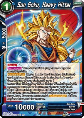 Son Goku, Heavy Hitter