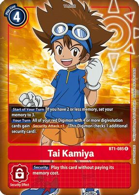 Tai Kamiya - BT1-085 (Box Topper)