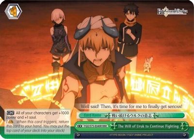 The Will of Uruk to Continue Fighting (RRR)