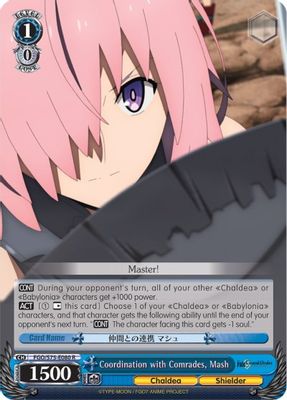 Coordination with Comrades, Mash