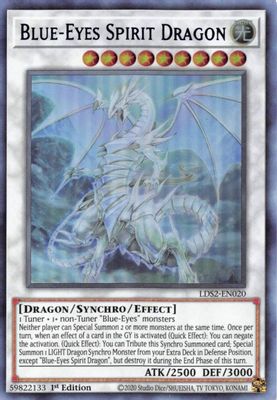 Blue-Eyes Spirit Dragon (Purple)