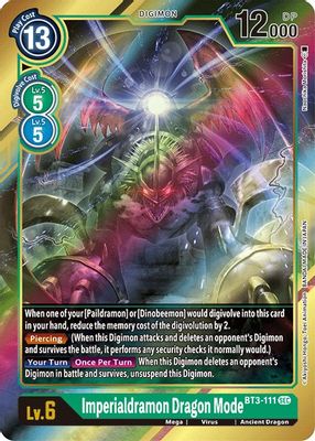 Imperialdramon Dragon Mode (Secret Rare) (Alternate Art)