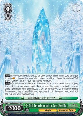 Girl Imprisoned in Ice, Emilia (Parallel Foil)