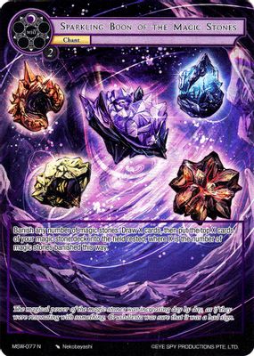 Sparkling Boon of the Magic Stones (Full Art)