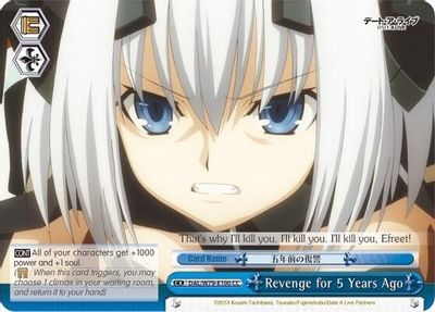 Revenge for 5 Years Ago