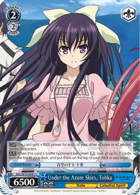 Under the Azure Skies, Tohka