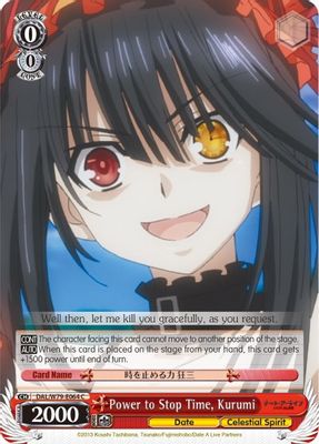 Power to Stop Time, Kurumi