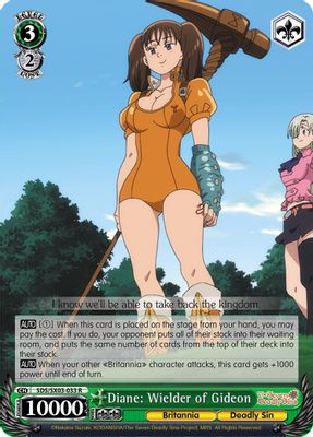 Diane: Wielder of Gideon