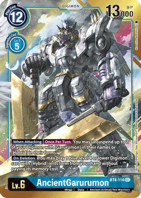 AncientGarurumon (Alternate Art)