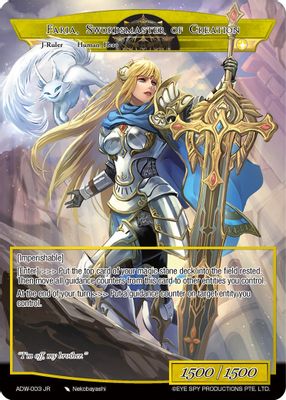 Excalibur Genesis // Faria, Swordmaster of Creation