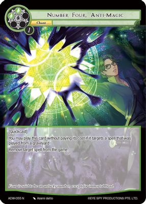 Number Four, Anti-Magic