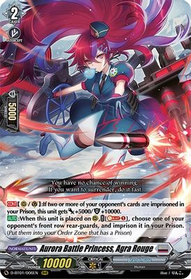 Aurora Battle Princess, Agra Rouge