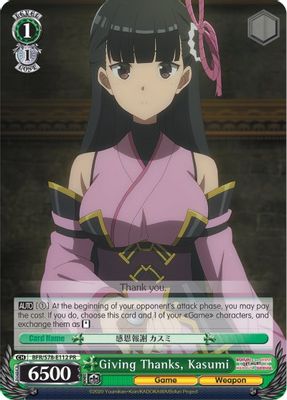 Giving Thanks, Kasumi