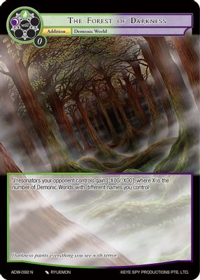 The Forest of Darkness