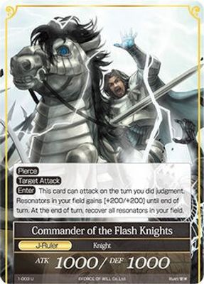 Commander of the Flash Knights // Commander of the Flash Knights (J)