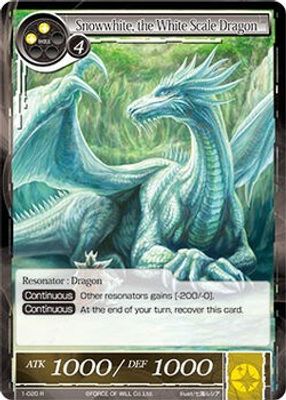 Snowwhite, the White Scale Dragon