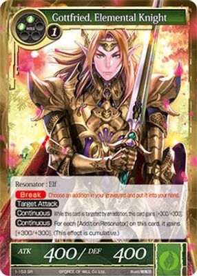 Gottfried, Elemental Knight