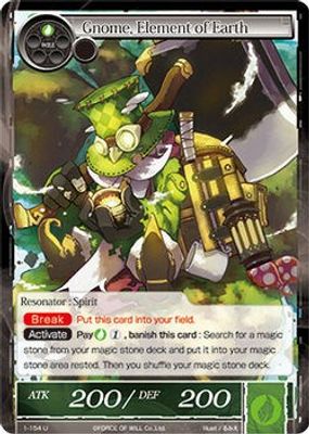 Gnome, Element of Earth