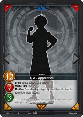 1. A - Apprentice (A)